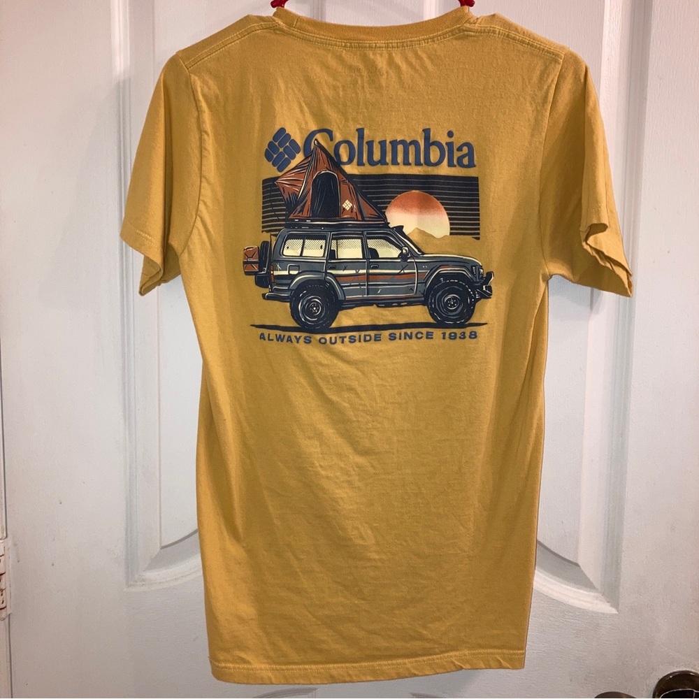New columbia graphic tee t shirt size small